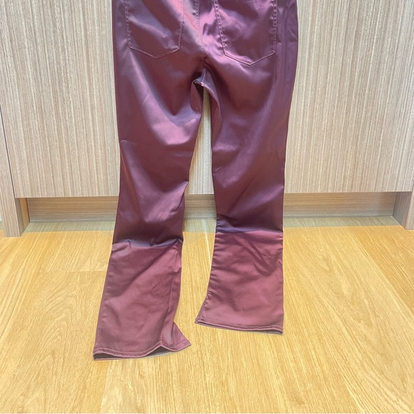 Cranberry Satin Pants - Picture 5 of 7